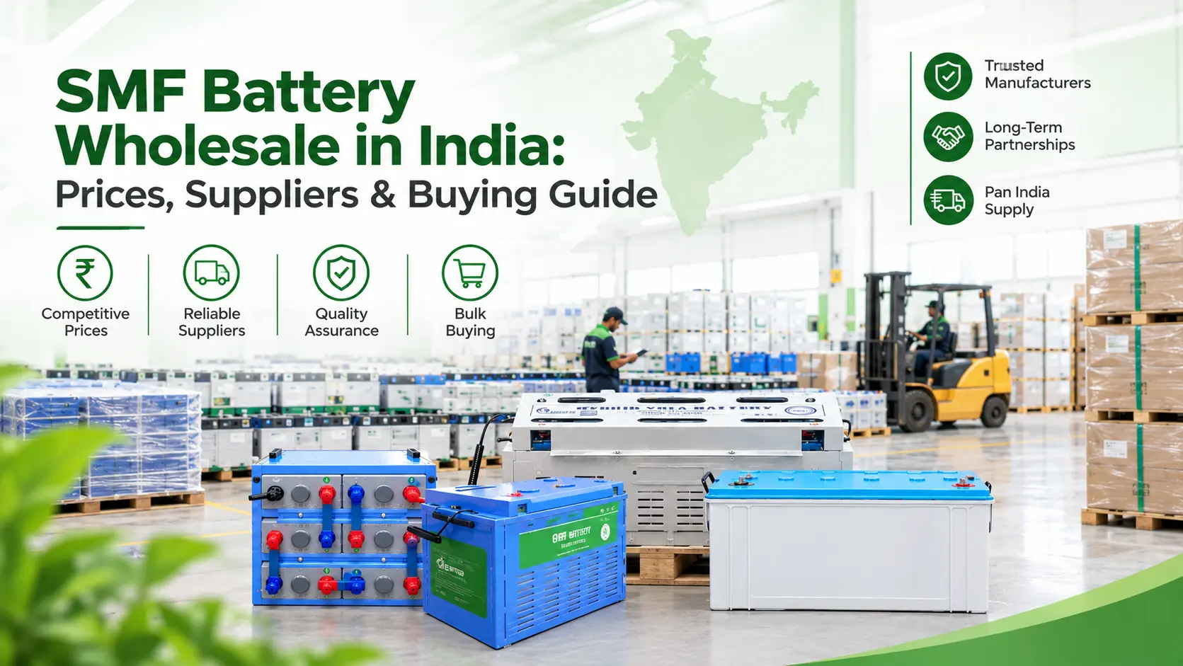 SMF Battery Wholesale in India: Prices, Suppliers & Buying Guide